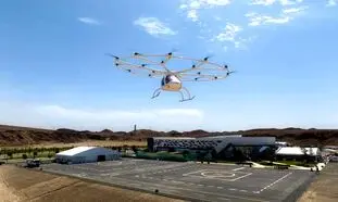 رونمایی از خودرو پرنده در عربستان + تصاویر