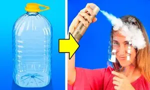 ترفندهایی خلاقانه برای استفاده از بطری های پلاستیکی خالی (ویدیو)