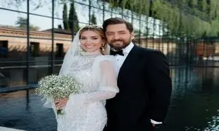 تصاویری از عروسی لاکچری بهرام رادان