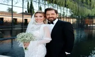 تصاویری از عروسی لاکچری بهرام رادان