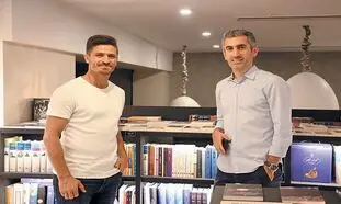 افتتاح کتاب فروشی لاکچری یک فوتبالیست در زعفرانیه
