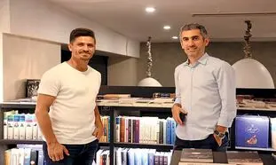 افتتاح کتاب فروشی لاکچری یک فوتبالیست در زعفرانیه