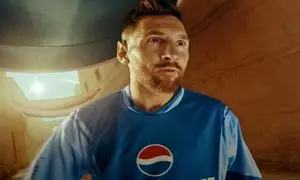 تبلیغ جالب و بامزه مسی برای پپسی (ویدیو)