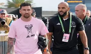 بادیگارد مسی کولاک کرد + عکس