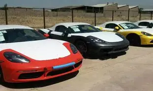عرضه پورشه های لوکس با پلاک گذاری ملی