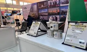 حضور شرکت آسیا پالایش ارس از تولیدکنندگان قیر کشور در نمایشگاه ایروان