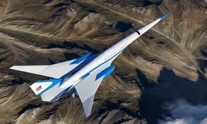 ظاهر عجیب جدیدترین هواپیمای سوپرسونیک آمریکا (ویدیو)