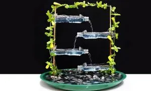 ترفند ساده برای ساخت آبنما در خانه (ویدیو)