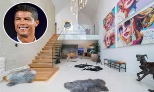 عمارت 7 میلیون دلاری رونالدو در منچستر چشم ها را خیره کرد