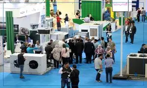 حضور تشکلی اعضای انجمن تولیدکنندگان سیستم‌های تهویه مطبوع در نمایشگاه تاسیسات ساختمان