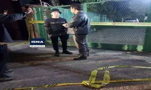 تیپ عجیب امین حیایی در مقابل ویلای داریوش مهرجویی