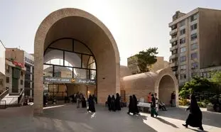 معماری جذاب ایستگاه متروی میدان جهاد