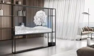 تلویزیون شفاف ال‌ جی رونمایی شد