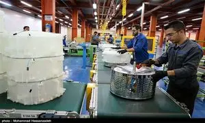 ماشین لباسشویی ایرانی چند درصد افزایش تولید داشته است؟