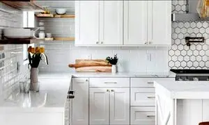 طراحی مدرن آشپزخانه با کابینت پلی اورتان