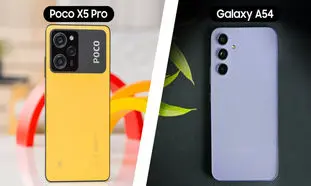 گوشی پوکو X5 پرو بهتر است یا گلکسی A54؟