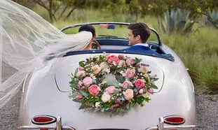 7 ایده برای خرید تاج گل مراسم عروسی