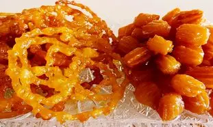 طرز تهیه زولبیا بامیه خانگی (ویدیو)