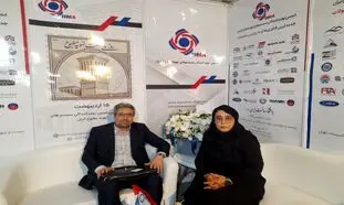 حضور دبیرکل کنفرانس و جایزه بین المللی برند سبز در غرفه انجمن تهویه مطبوع