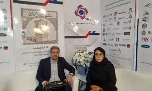 حضور دبیرکل کنفرانس و جایزه بی‌المللی برند سبز در غرفه انجمن تهویه مطبوع