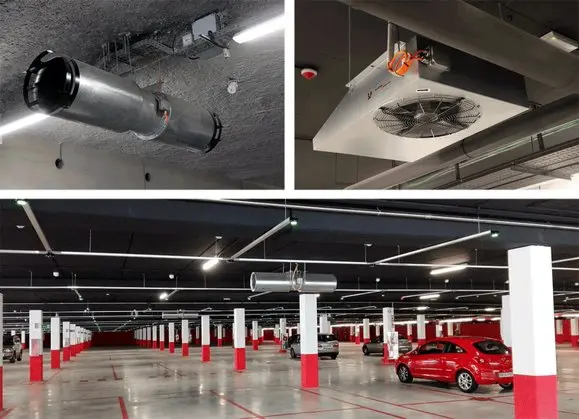 افزایش ایمنی با مدیریت دود پارکینگ