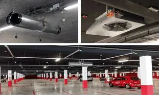 افزایش ایمنی با مدیریت دود پارکینگ