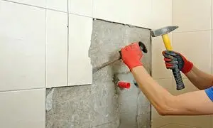چگونگی تخریب و بازسازی کاشی سرویس بهداشتی + هزینه
