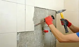 چگونگی تخریب و بازسازی کاشی سرویس بهداشتی + هزینه