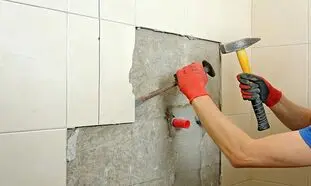 چگونگی تخریب و بازسازی کاشی سرویس بهداشتی + هزینه
