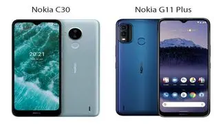 مقایسه نوکیا C30 با نوکیا G11 Plus