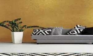 دکوارسیون شیک خانه با رنگ طلایی