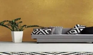 دکوارسیون شیک خانه با رنگ طلایی