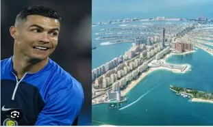 عمارت فوق لوکس رونالدو و جورجینا در جزیره جمیرا + تصاویر