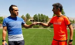 علی کریمی کتاب عادل فردوسی‌پور را تبلیغ کرد