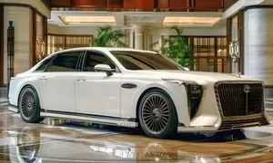 لوکس ترین خودرو تویوتا پا به خیابان گذاشت (ویدیو)