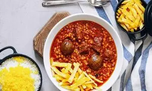 طرز تهیه قیمه نذری خوشمزه در خانه (ویدیو)