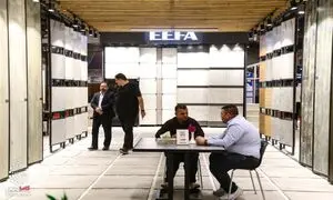 گزارش تصویری از نمایشگاه کاشی و سرامیک یزد