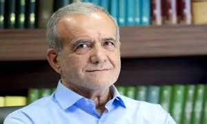 کاریکاتور اسب زین کرده زیر پای مسعود پزشکیان