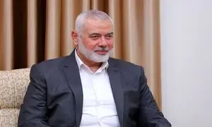 عکس تامل برانگیز اسماعیل هنیه در صفحه اول روزنامه همشهری