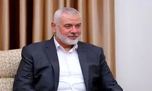 عکس تامل برانگیز اسماعیل هنیه در صفحه اول روزنامه همشهری