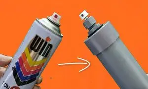چگونه با لوله PVC اسپری رنگ پاش بسازیم؟ (ویدیو)