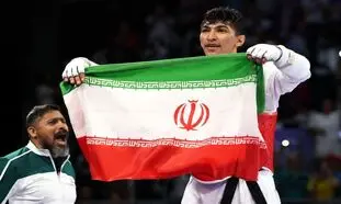 تصویری پربیننده از آرین سلیمی، قهرمان المپیک