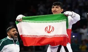 تصویری پربیننده از آرین سلیمی، قهرمان المپیک