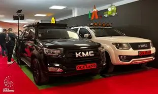 گزارش تصویری غرفه کرمان موتور در نمایشگاه آفرود