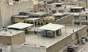 صرفه جویی 2 تراواتی برق تنها با نصب سایه بان روی کولر آبی