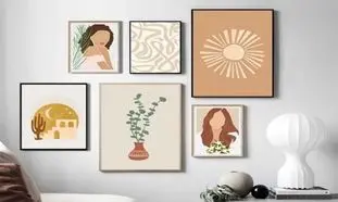 راهنمای خرید تابلو مینیمال برای کافه‌ها و محیط‌های کوچک