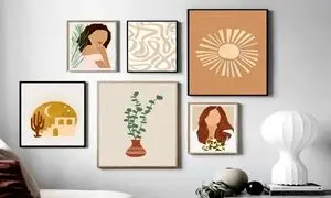 راهنمای خرید تابلو مینیمال برای کافه‌ها و محیط‌های کوچک