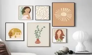راهنمای خرید تابلو مینیمال برای کافه‌ها و محیط‌های کوچک