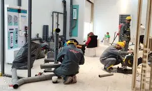 آماده‌سازی نمایشگاه تاسیسات و تهویه مطبوع / گزارش تصویری ۲