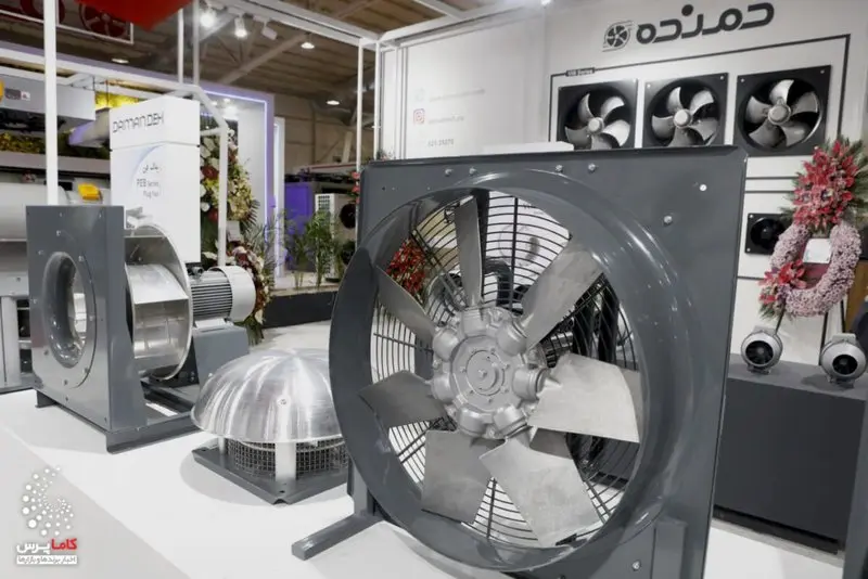 حضور شرکت دمنده در نمایشگاه تاسیسات و تهویه مطبوع ۱۴۰۳/ گزارش تصویری
